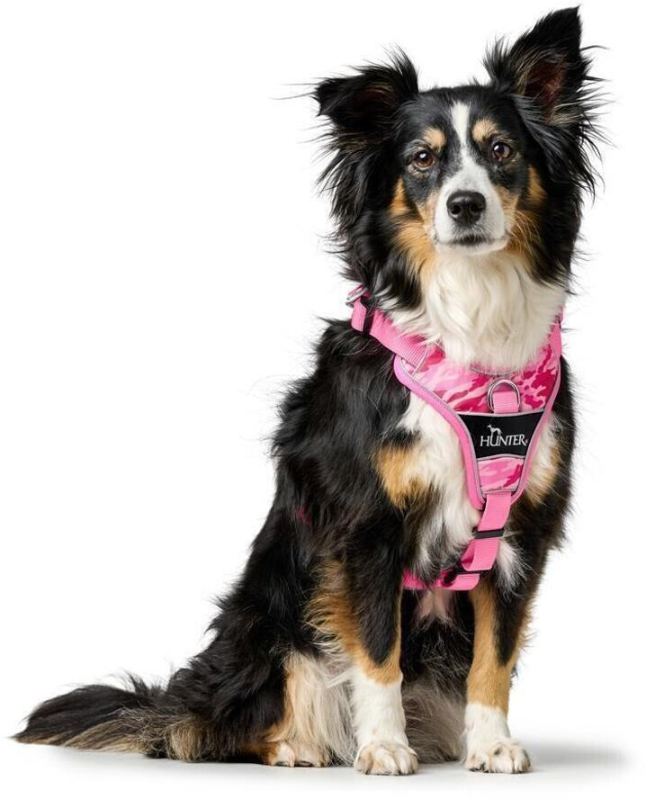 HUNTER Harnais pour chien camouflage pink M 2.0cm HUNTER Harnais pour chien camouflage pink M 2.0cm
