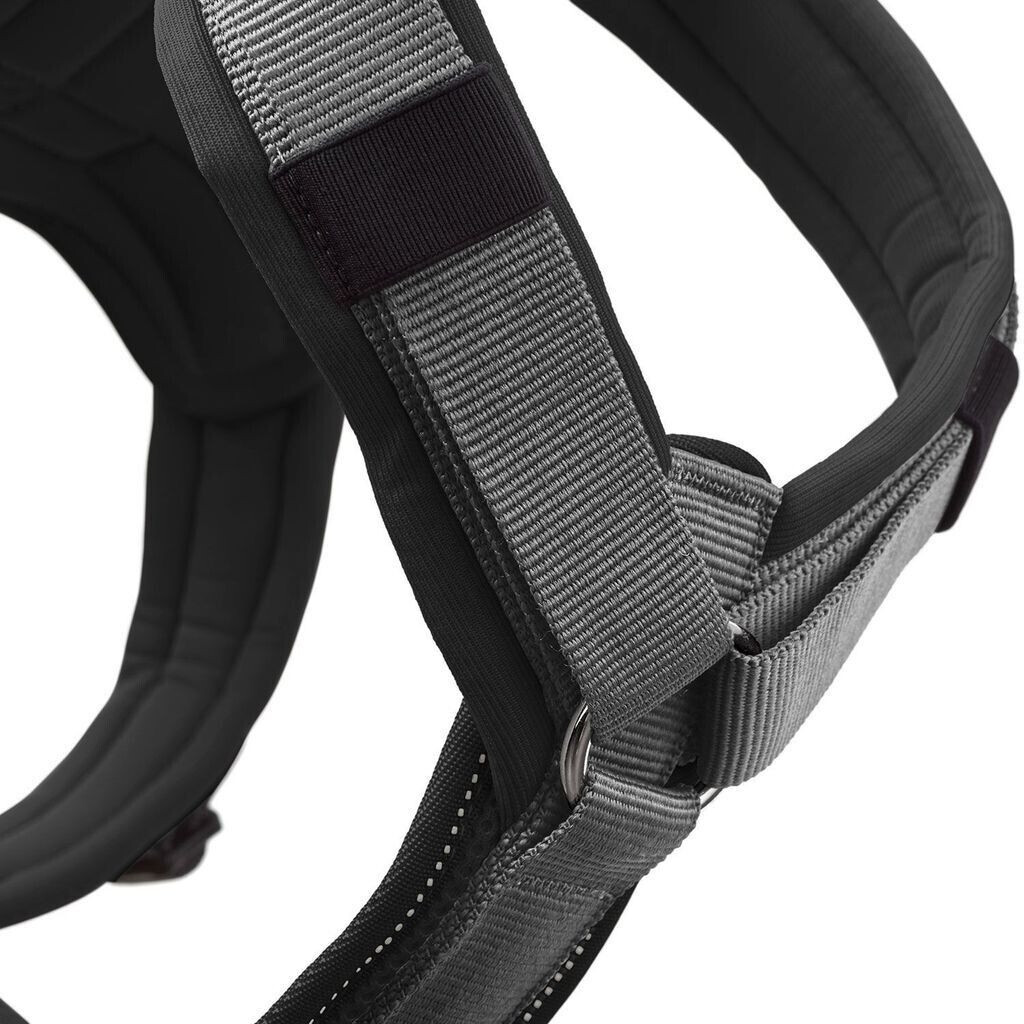 HUNTER Harnais pour chien with handle black/gray L 2.5cm