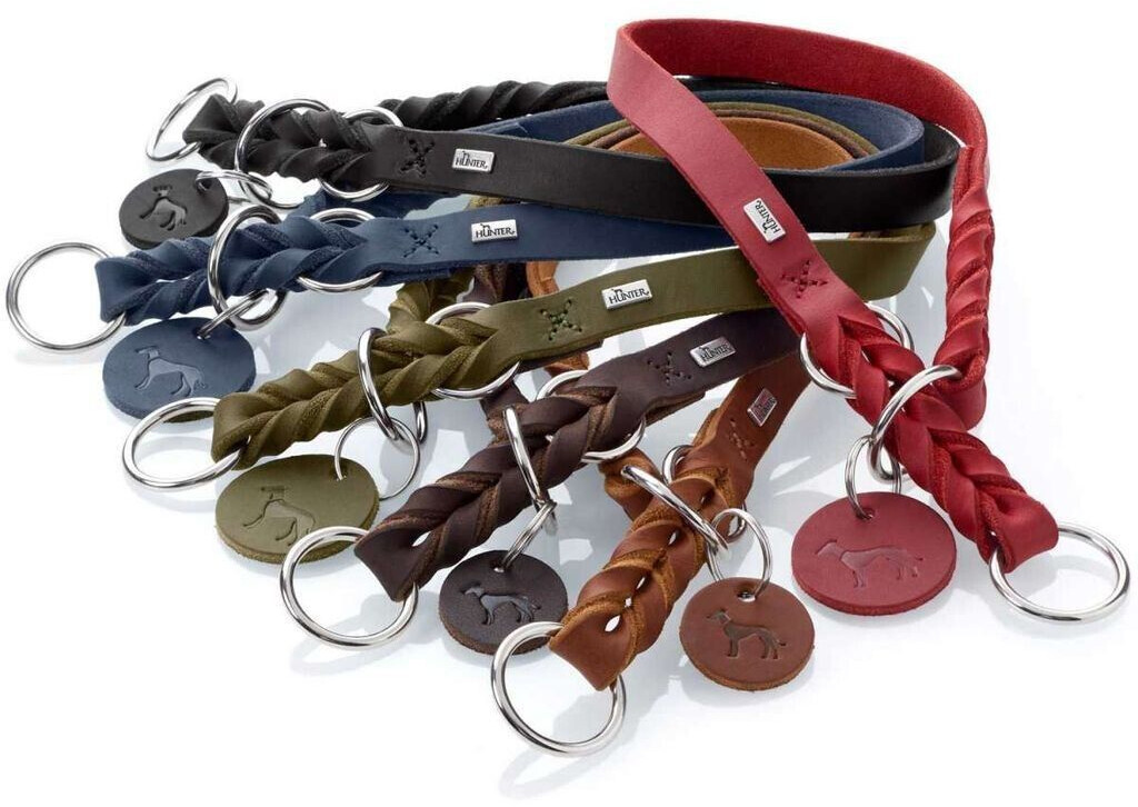 HUNTER Collier pour chien cognac 50cm 1.8cm HUNTER Collier pour chien cognac 50cm 1.8cm