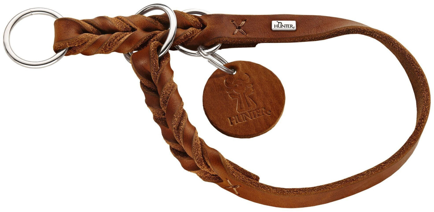 HUNTER Collier pour chien cognac 60cm 1.8cm HUNTER Collier pour chien cognac 60cm 1.8cm