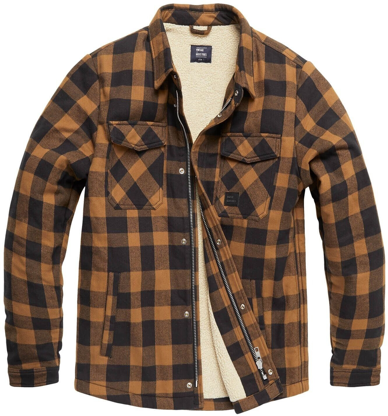 Vintage Industries Heavyweight Sherpa Shirt yellow