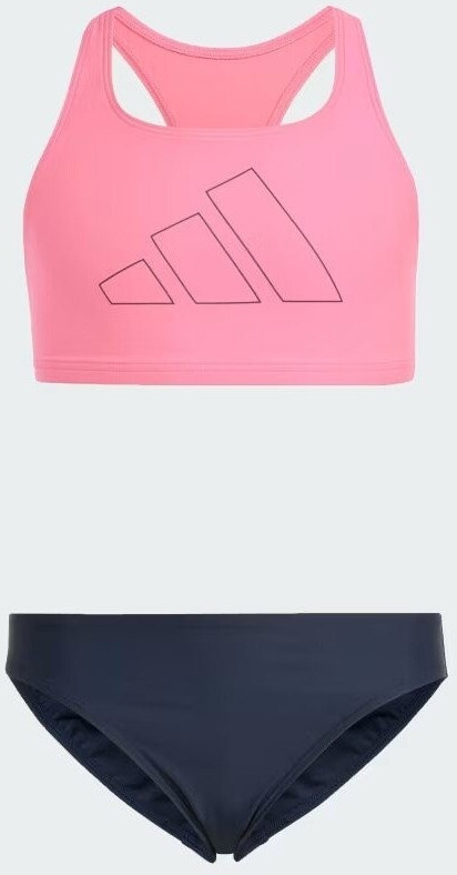Adidas Performance Big Bars Kids Bikini Lucid Pink/Legend Ink (IQ3968)