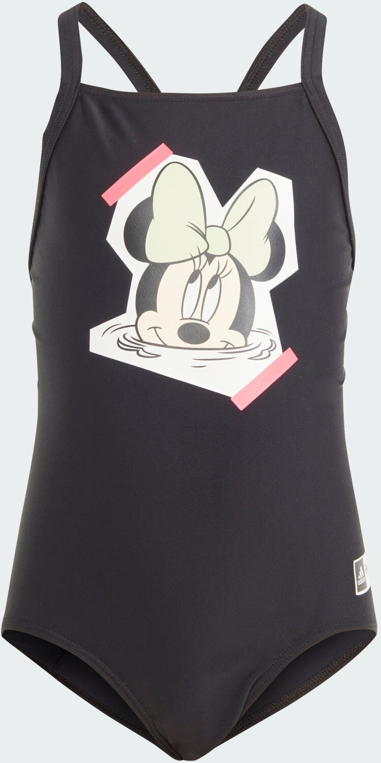 Adidas x Disney Minnie Maus Swimsuit Black/Green Spark (IT8626)