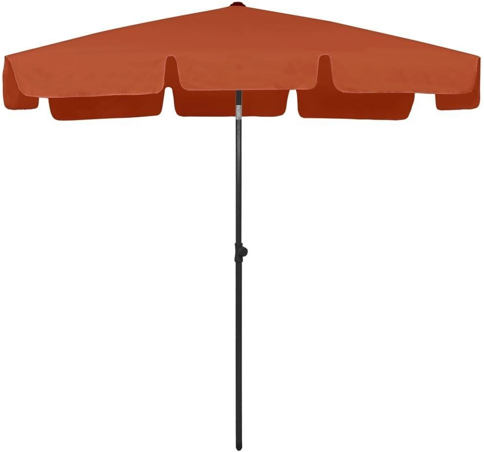 Photos - Parasol VidaXL Beach umbrella 200x125 cm terracotta red 