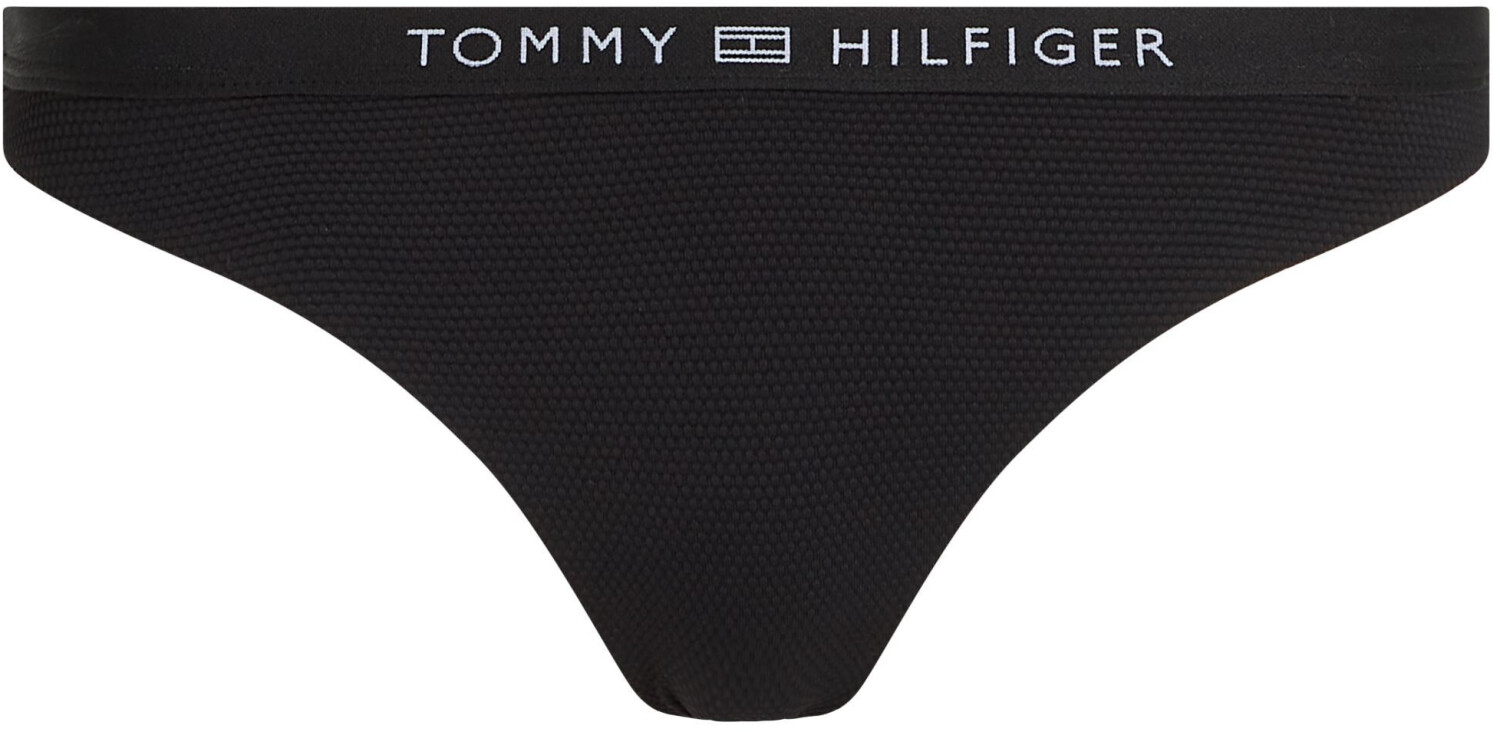 Tommy Hilfiger Tonal Logo Hipster Bikini Bottoms (UW0UW05315) black