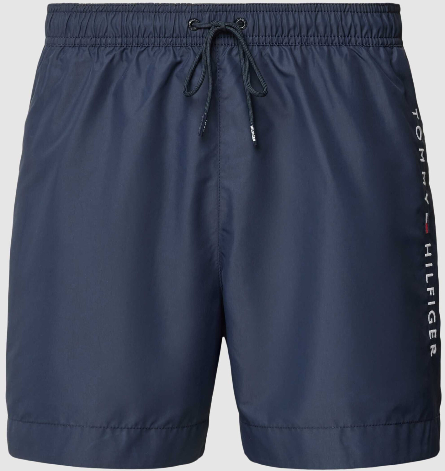 Image of Tommy Hilfiger Original Logo Mid Length Swim Shorts (UM0UM03258) desert sky