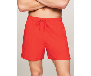 Red tommy hilfiger swim shorts discount