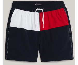 Tommy Hilfiger Hilfiger Flag Mid Length Swim Trunks UB0UB00527 desert sky ab 36 34 Preisvergleich bei idealo