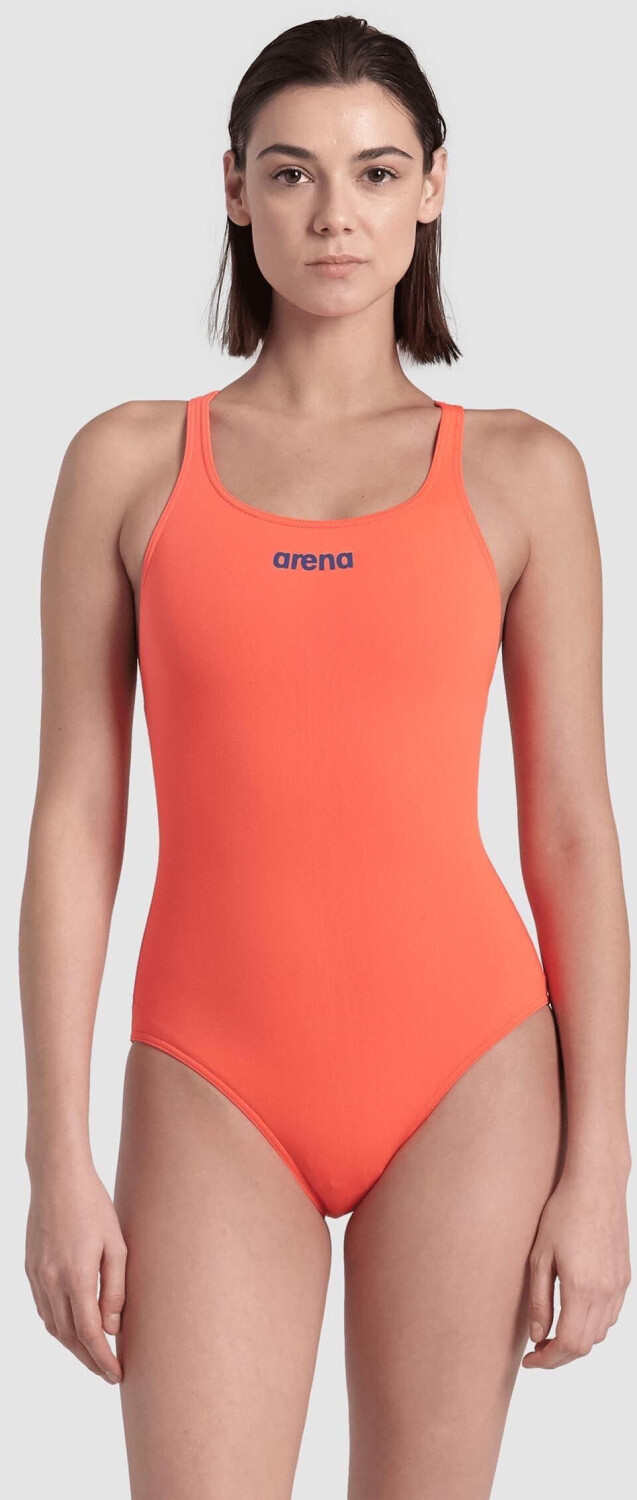 Arena Team Swim Pro Solid Swimsuit (004760) bright coral
