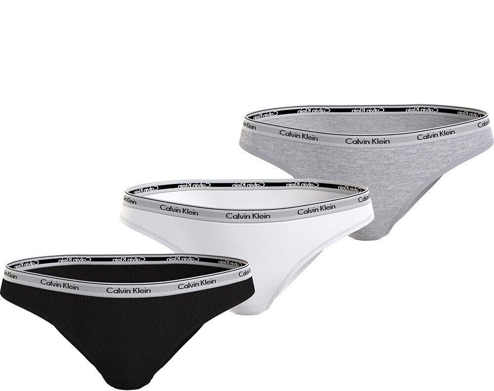 Calvin Klein 3-Pack Slip (000QD5207E) grey/black/white