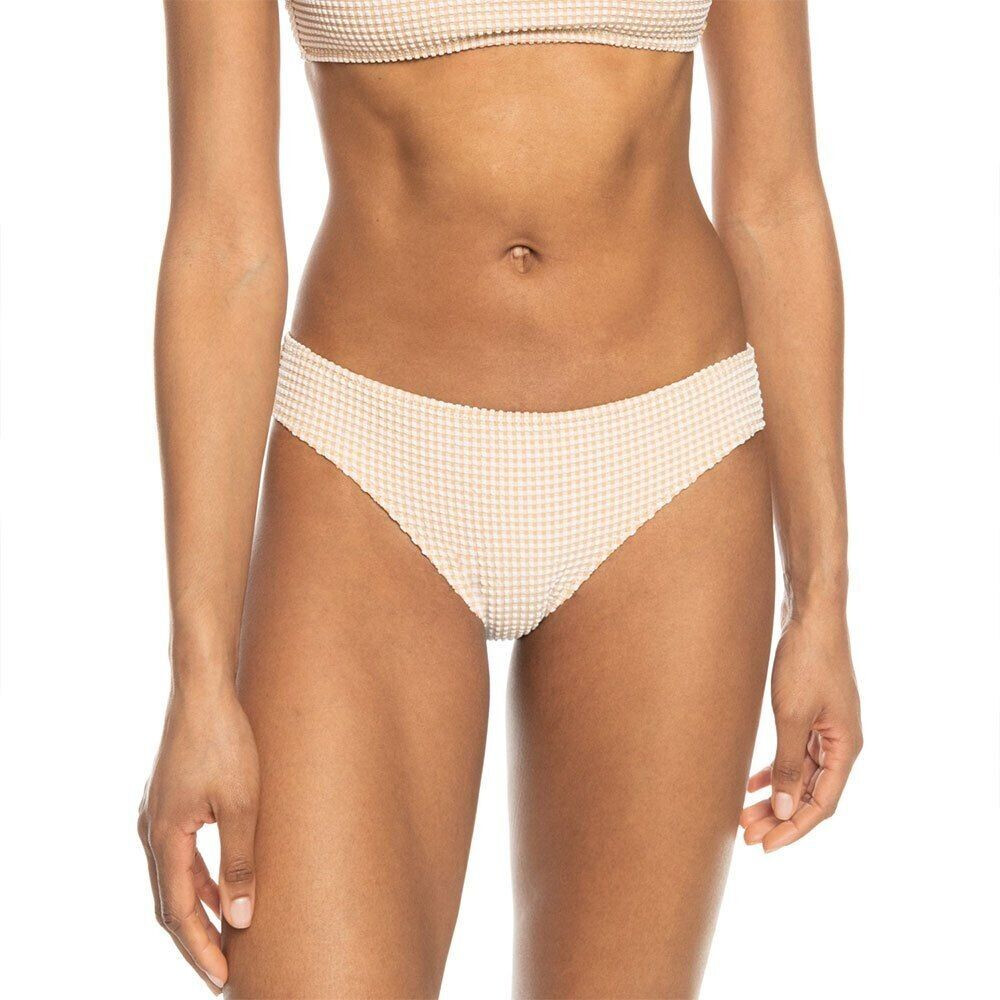Roxy Gingham bikini bottom (ERJX404831) beige