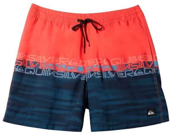 Quiksilver Everyday Wordblock Volley Swim Shorts (AQYJV03150) cayenne