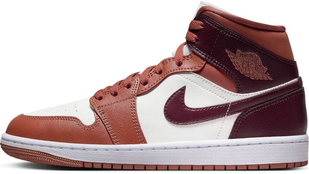 Nike Air Jordan 1 Mid Women BQ6472 dusty peach sail white night maroon desde 88 20 Compara precios en idealo