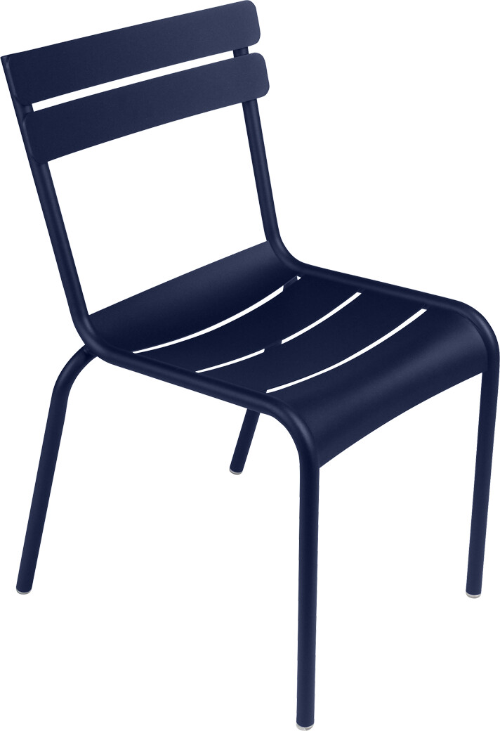 Fermob Luxembourg stacking chair aluminum abyssblue
