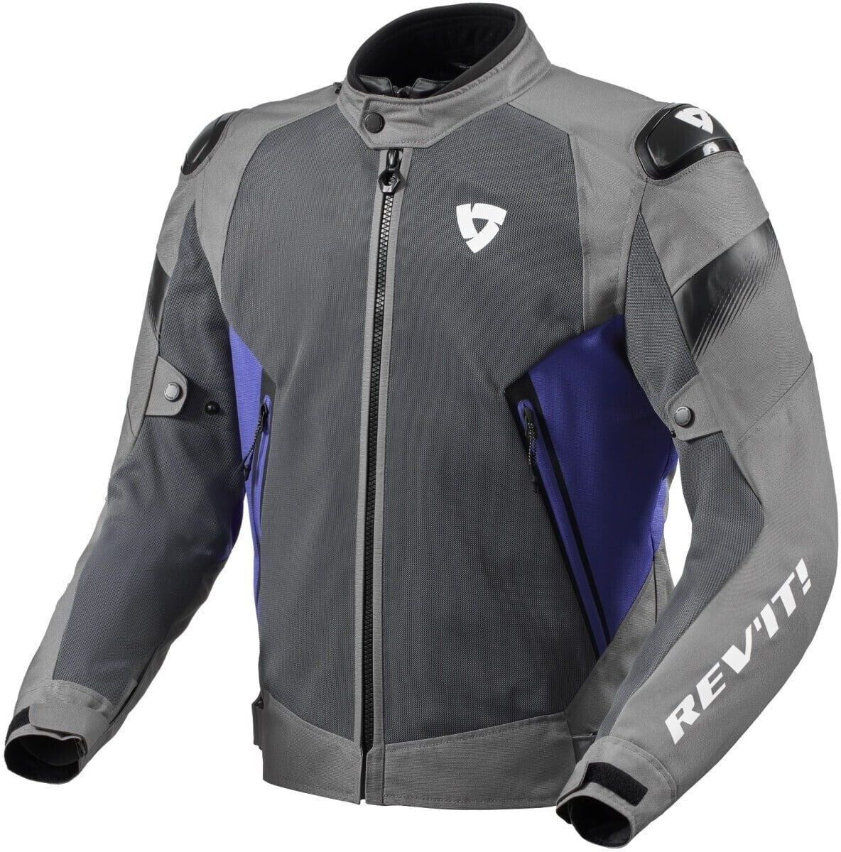 REV'IT! Blouson Control Air H2O gris/bleu