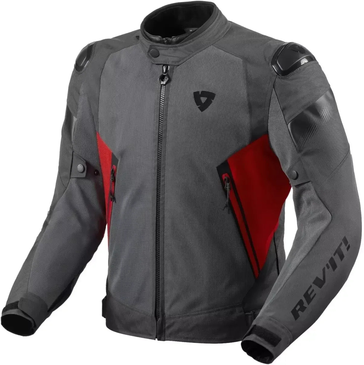 REV'IT! Blouson Control Air H2O gris/rouge