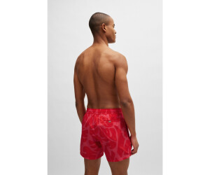 Hugo Boss Schnell trocknende Badeshorts mit saisonalem Muster 