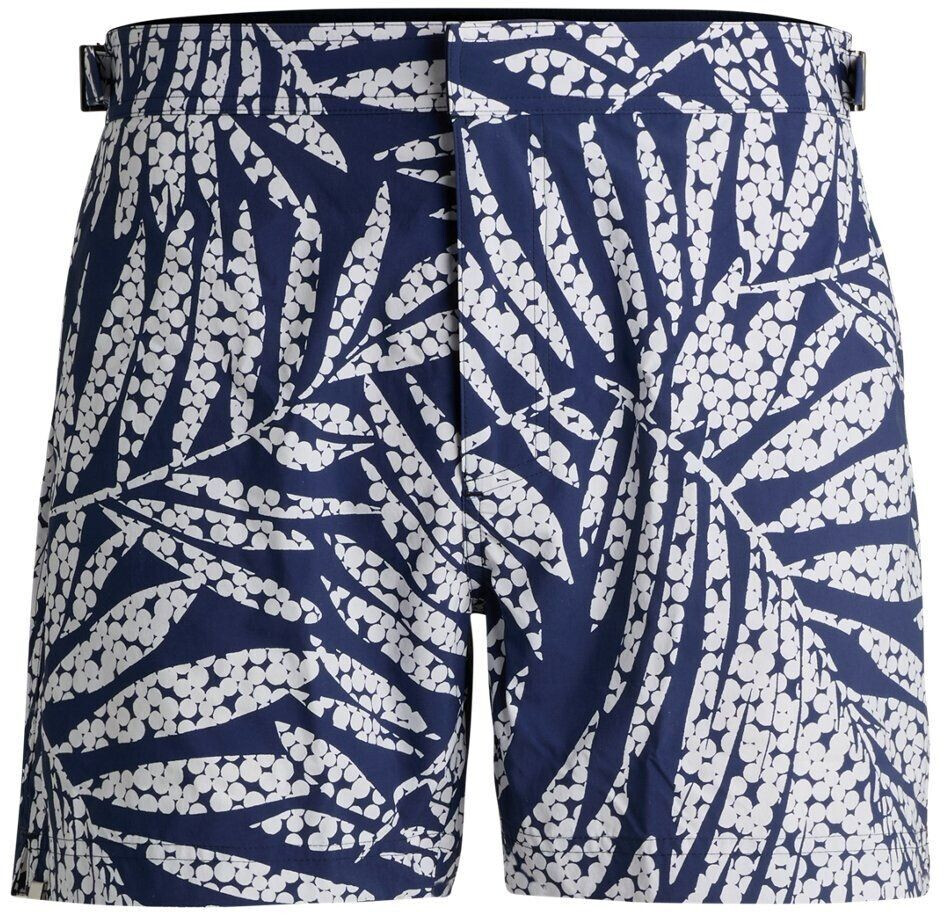 Hugo Boss Printed swim shorts made of quick-drying fabric with full-length inner lining (50515752) blue