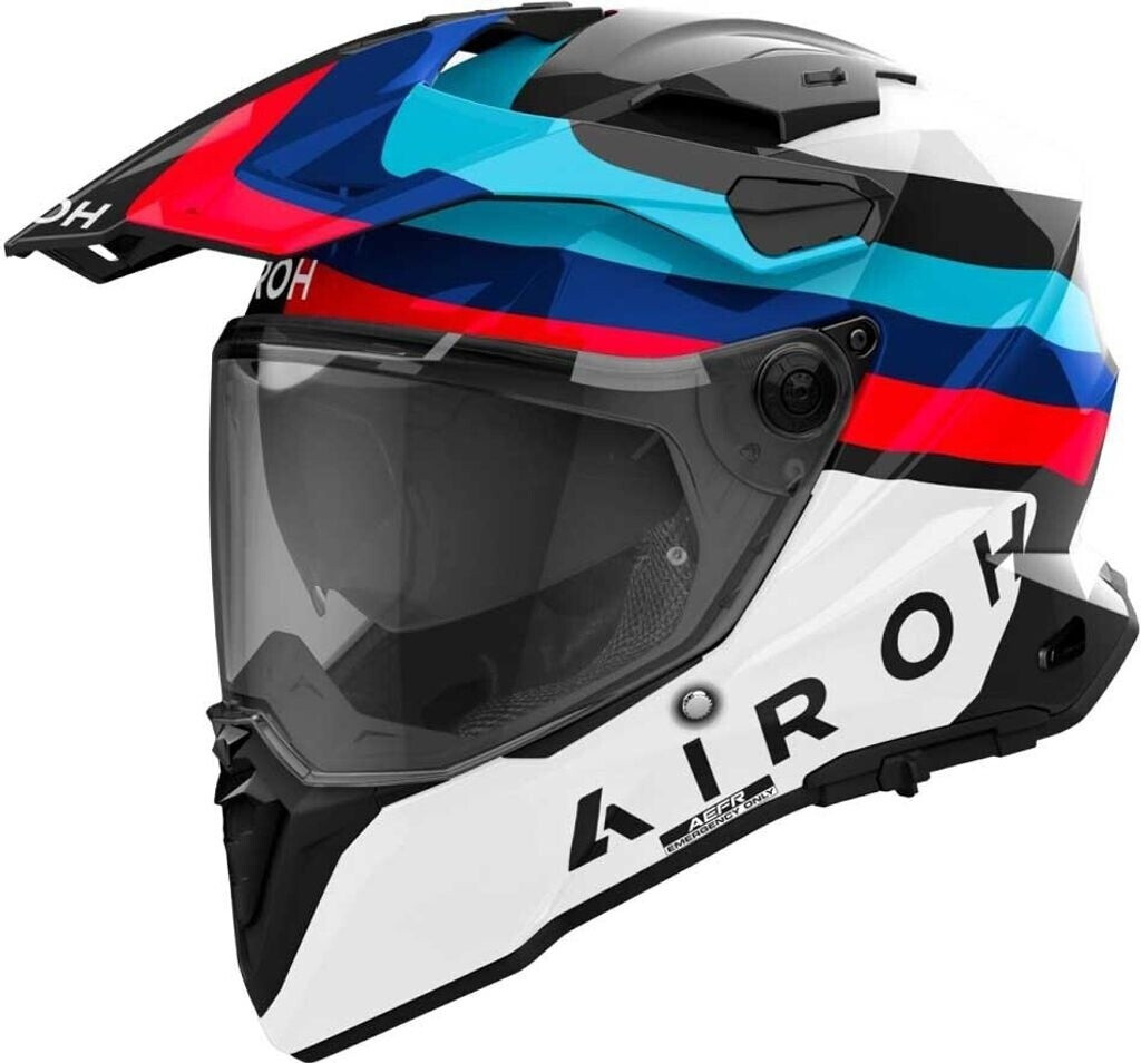 Airoh Commander 2 Doom noir/blanc/bleu/rouge