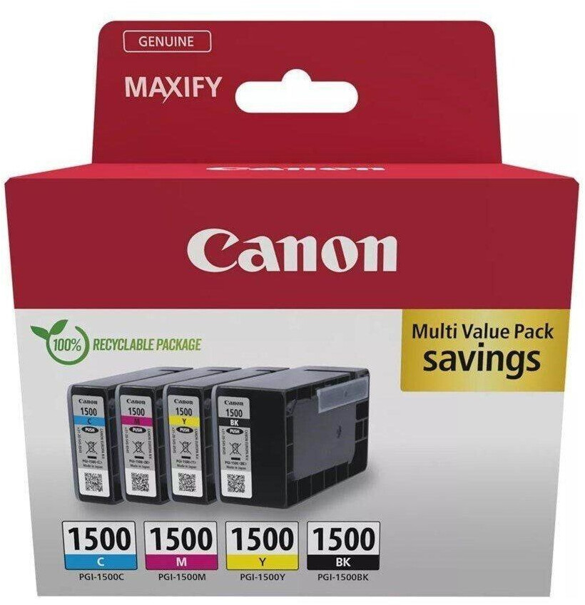 Canon PGI-1500 Multipack 4 Pack (9218B006)