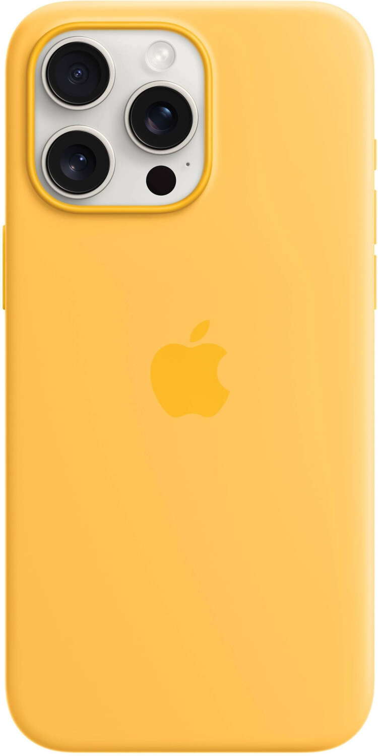 Apple Silicone Case with MagSafe (iPhone 15 Pro Max) Sunshine