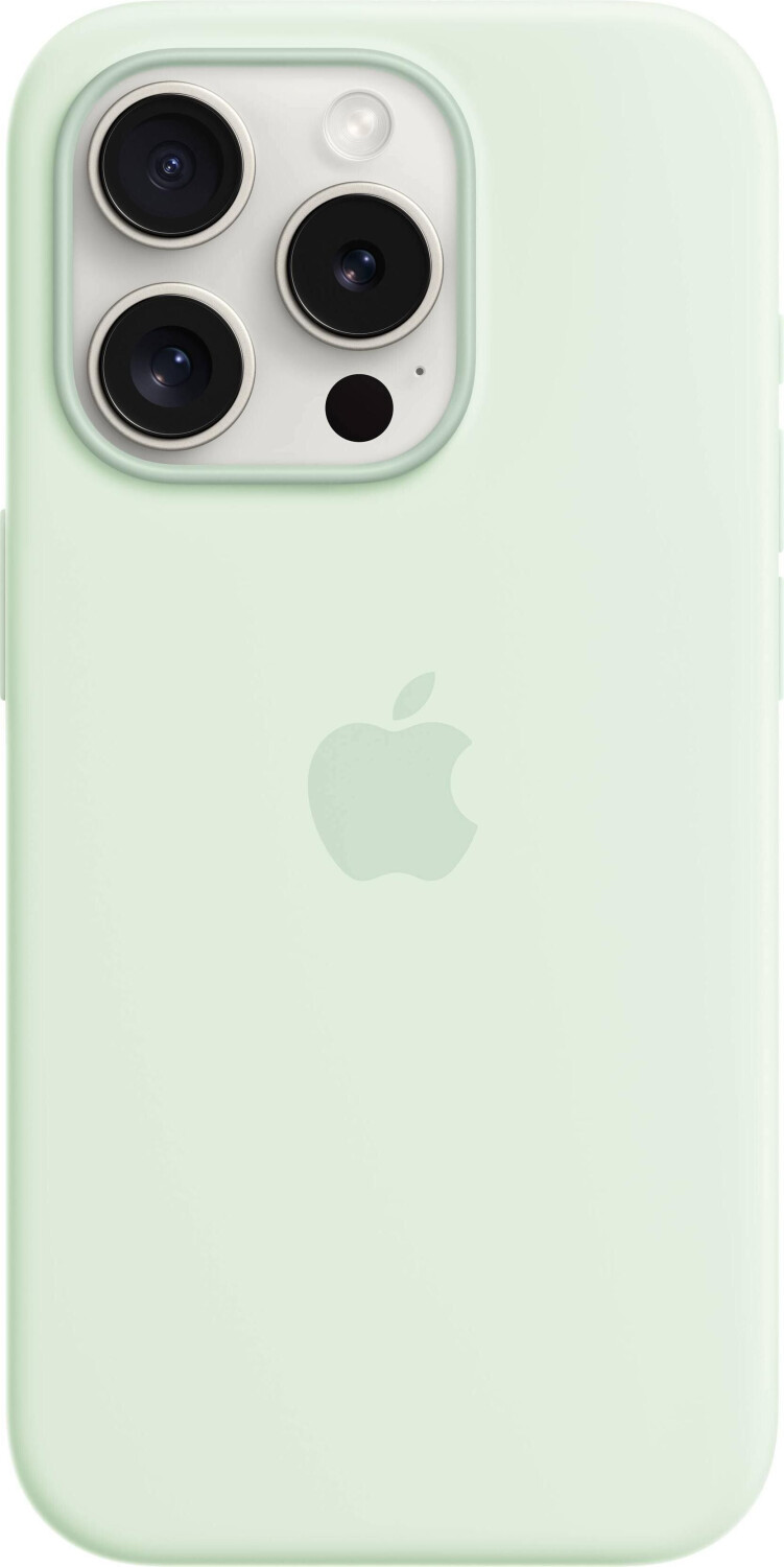 Apple Silicone Case with MagSafe (iPhone 15 Pro) Soft Mint