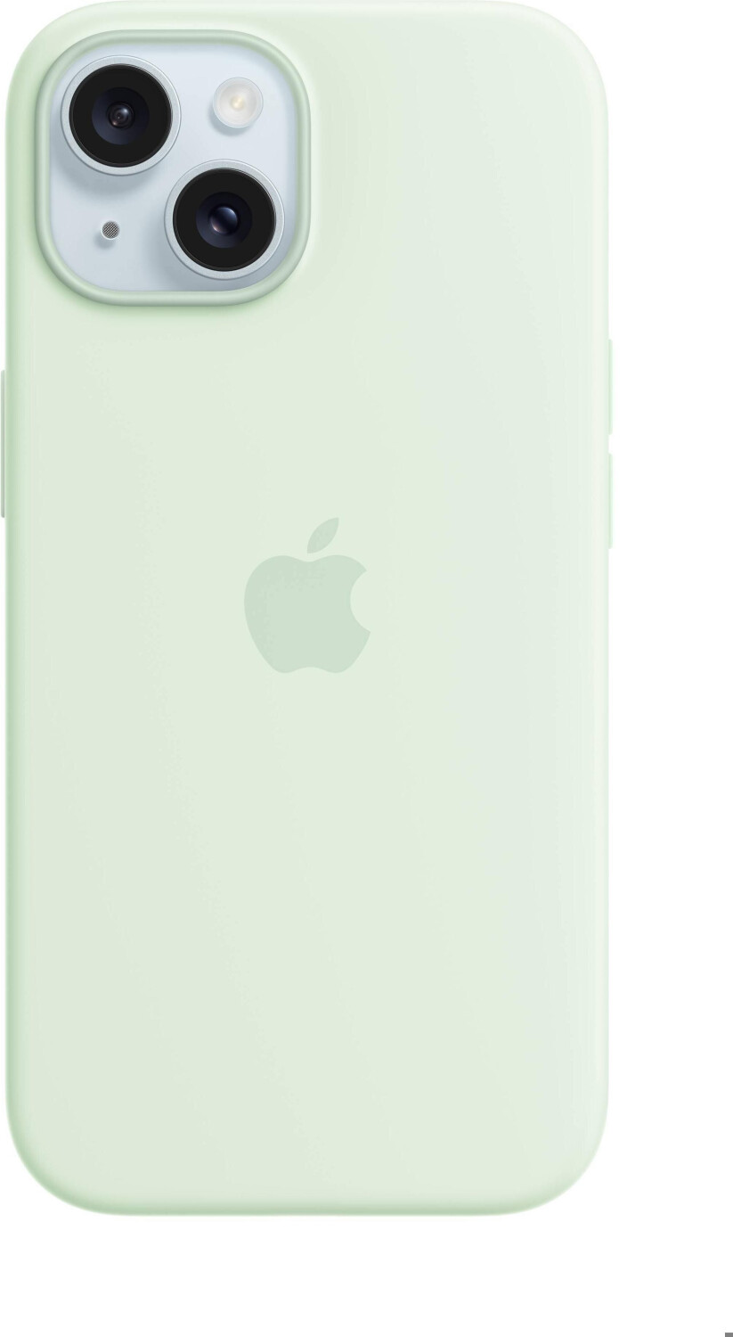 Apple Silicone Case with MagSafe (iPhone 15) Soft Mint