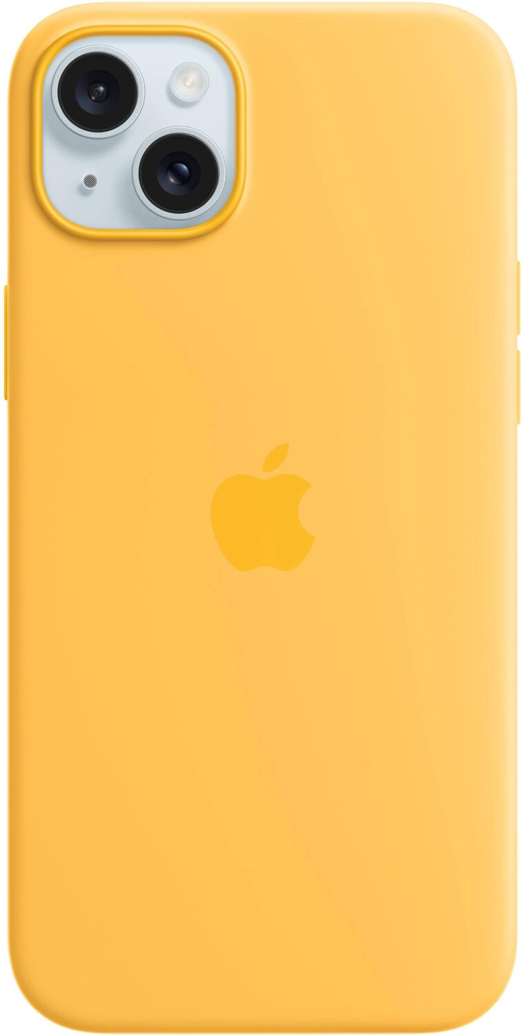 Apple Silicone Case with MagSafe (iPhone 15 Plus) Sunshine