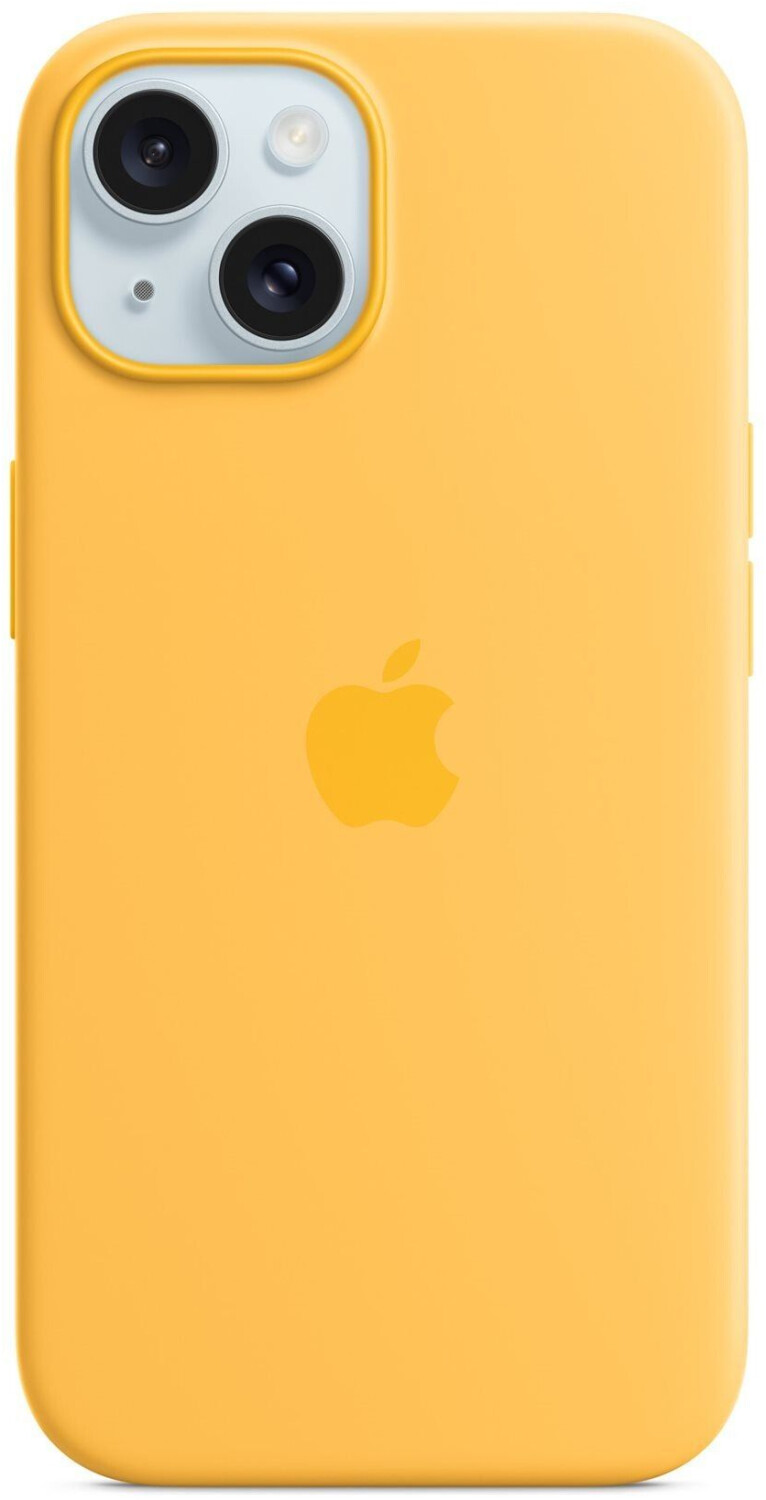 Apple Silicone Case with MagSafe (iPhone 15) Sunshine