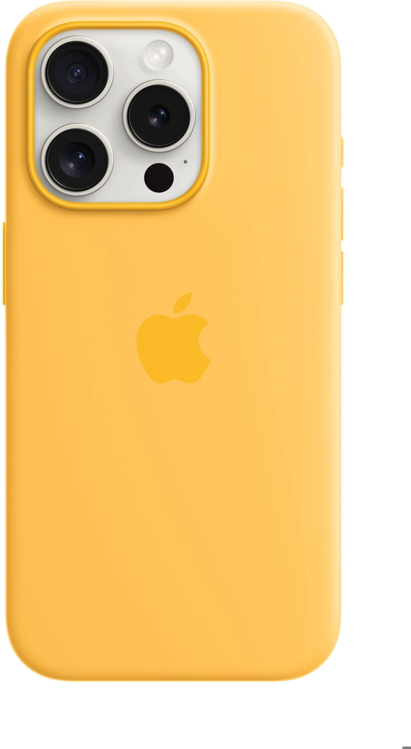 Apple Silicone Case with MagSafe (iPhone 15 Pro) Sunshine