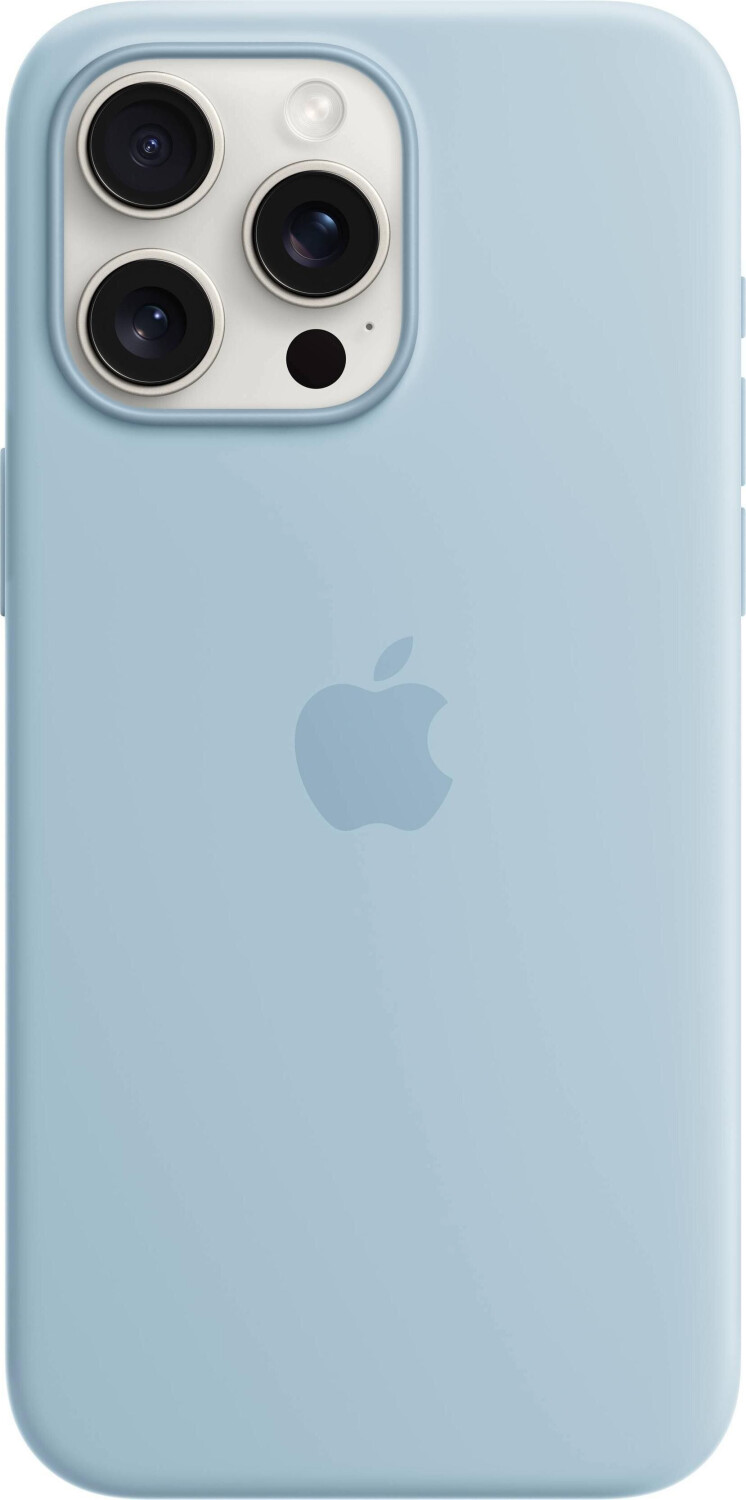 Apple Silicone Case with MagSafe (iPhone 15 Pro Max) Light Blue