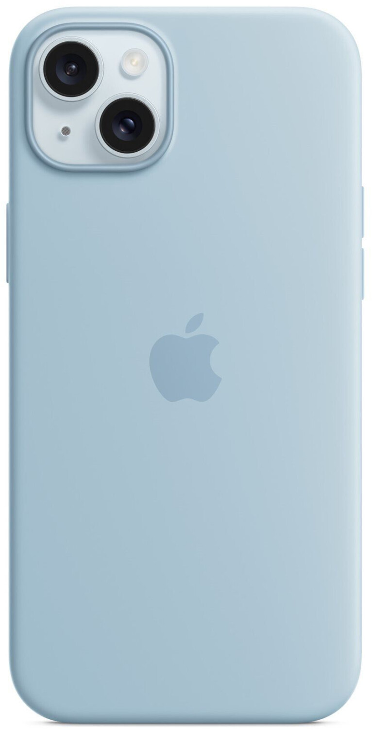 Apple Silicone Case with MagSafe (iPhone 15 Plus) Light Blue