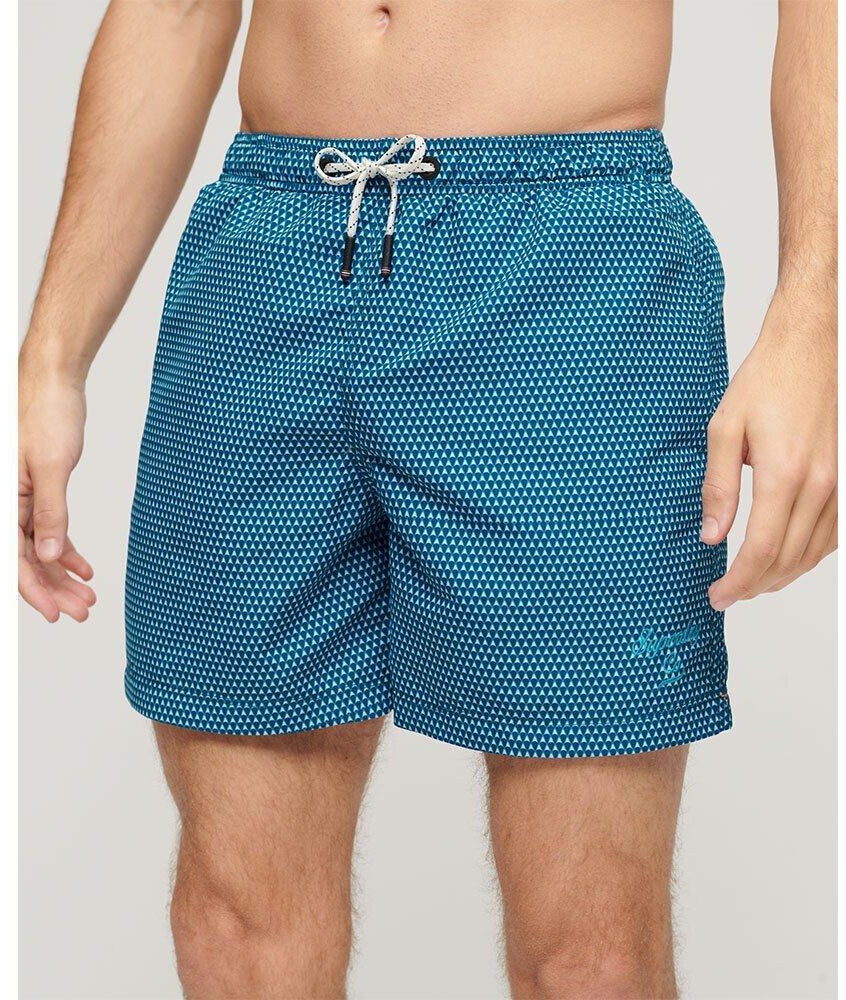 Superdry Printed 15'' Swimming Shorts (M3010231A) blue