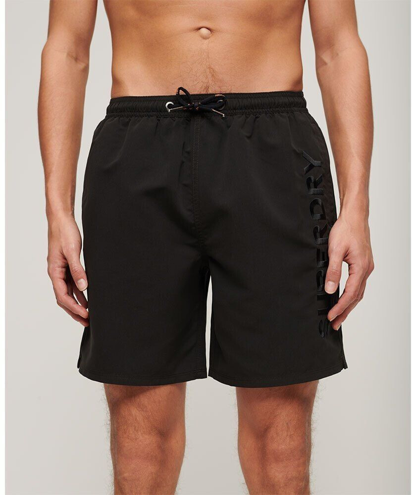 Superdry Premium Embroidered 17'' Swimming Shorts (M3010227A) black