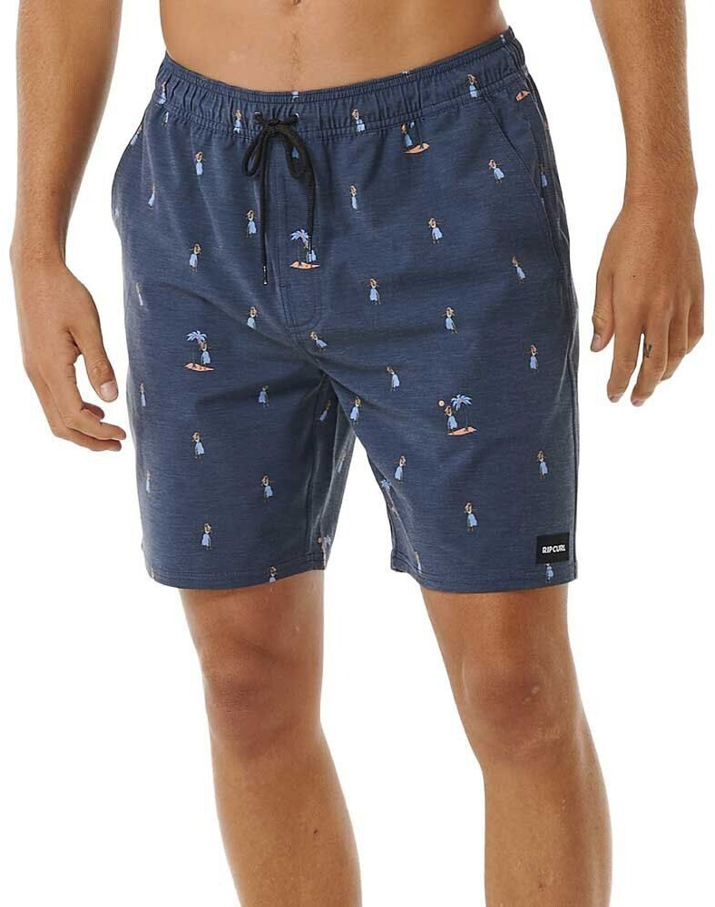 Rip Curl Hula Breach Volley Swimming Shorts (CBOQP9) blue