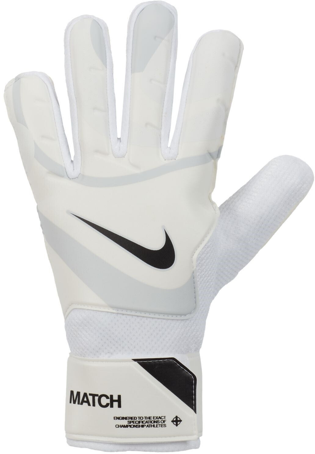 Nike Match Soccer Goalkeeper Gloves white pure platinum black ab 15 58 Preisvergleich bei idealo