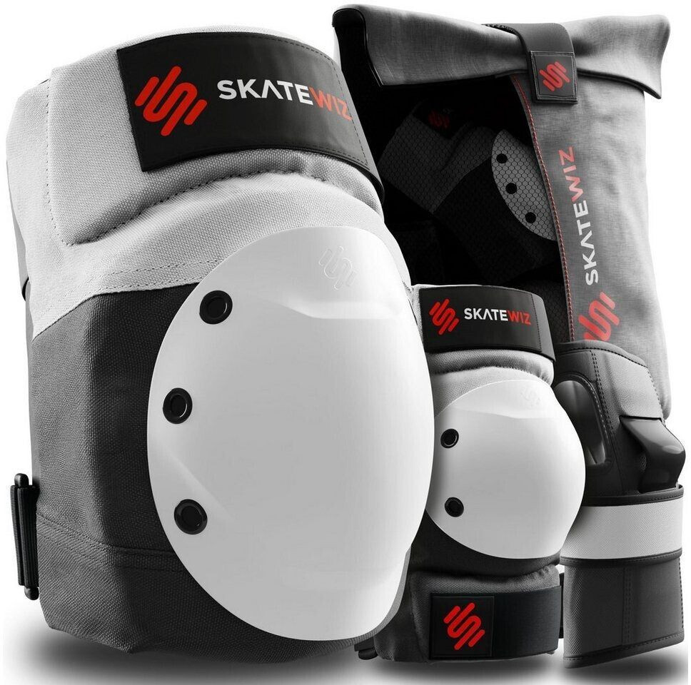 Skatewiz Shield Protector-Set Grey/White