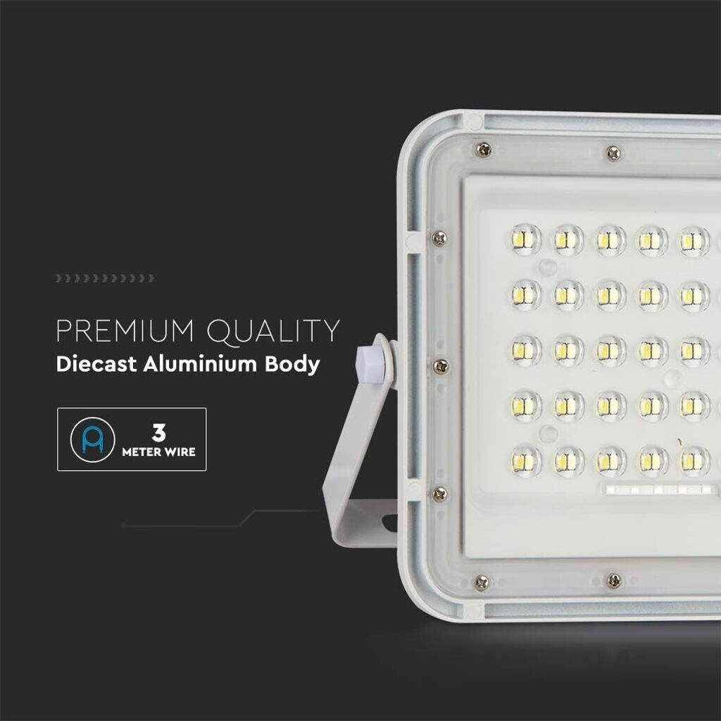 V-TAC VT-120W 7844 LED Solar Floodlight 4000K 15W white