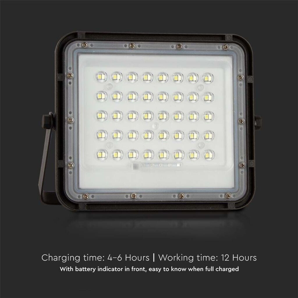 V-TAC VT-40W 7821 LED Solar Floodlight 6400K 6W black
