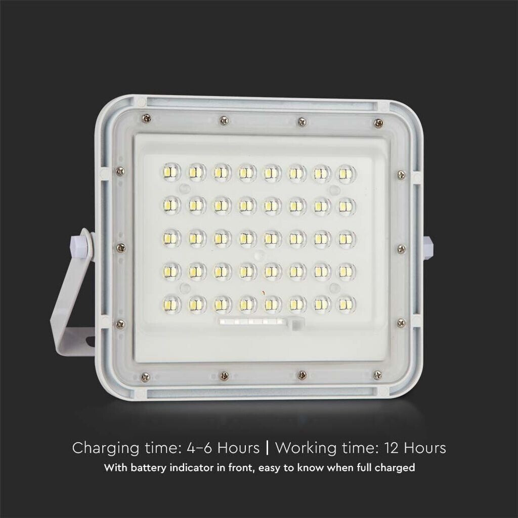V-TAC VT-80W 7841 LED Solar Floodlight 6400K 10W white
