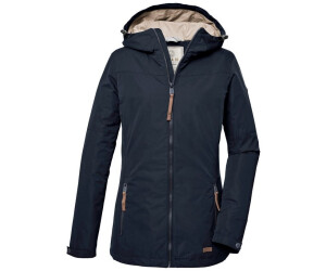 Parka Funcional De Mujer G.I.G.A. DX - Impermeable (3000 Mm), Cortavientos, Con Capucha Y Forro De Peluche