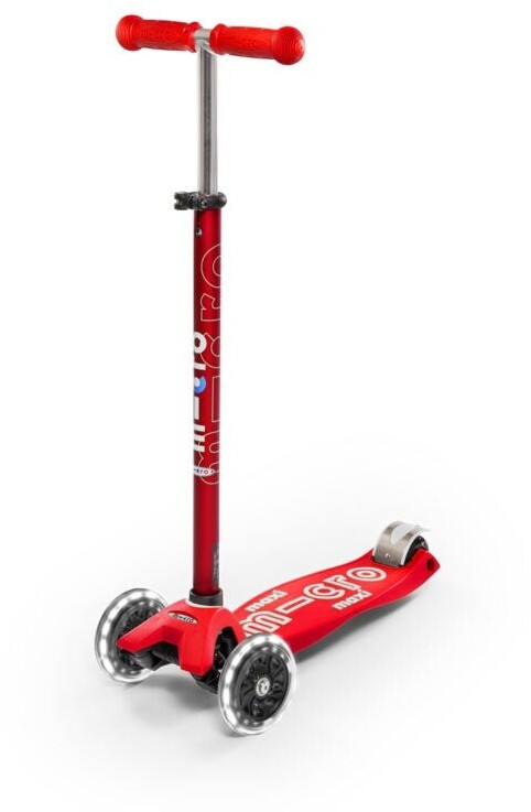 Micro Mobility Maxi Micro Deluxe LED rouge