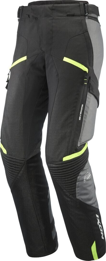 IXON Midgard WP Pants black/grey/yellow