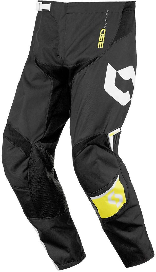 Photos - Motorcycle Clothing Scott Sports  350 Dirt Kinder Motocross Pants black/yellow 