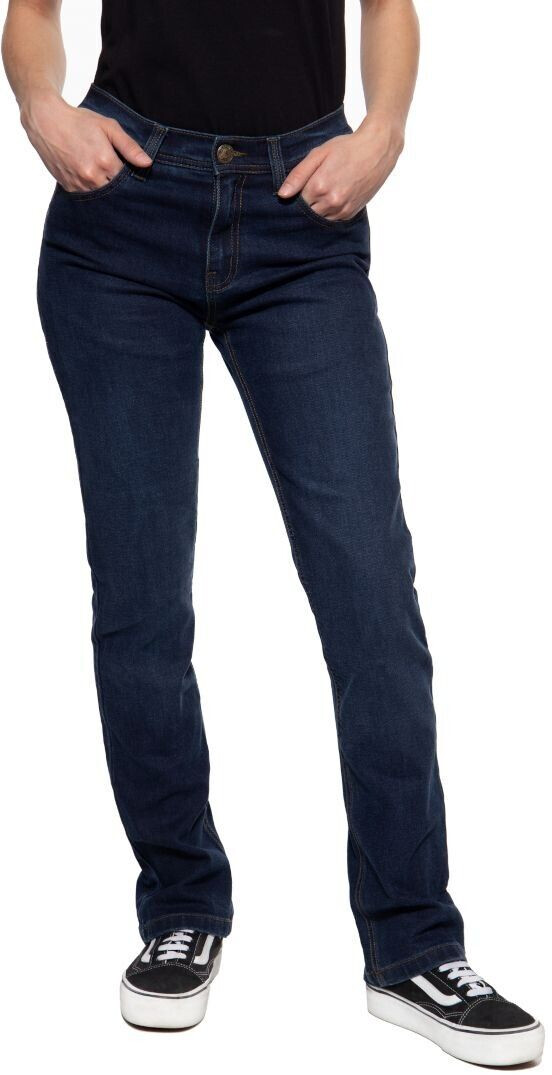 King Kerosin Motogear Dark Blue Ladyjeans blue