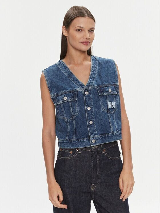 Calvin Klein Denim Vest (J20J222471) blue