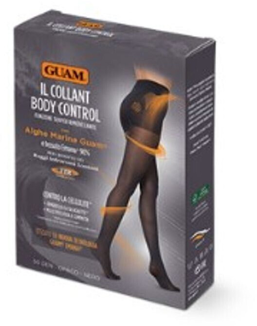 Guam Body Control Remodelling Tights 50 Denier Black Size L/XL