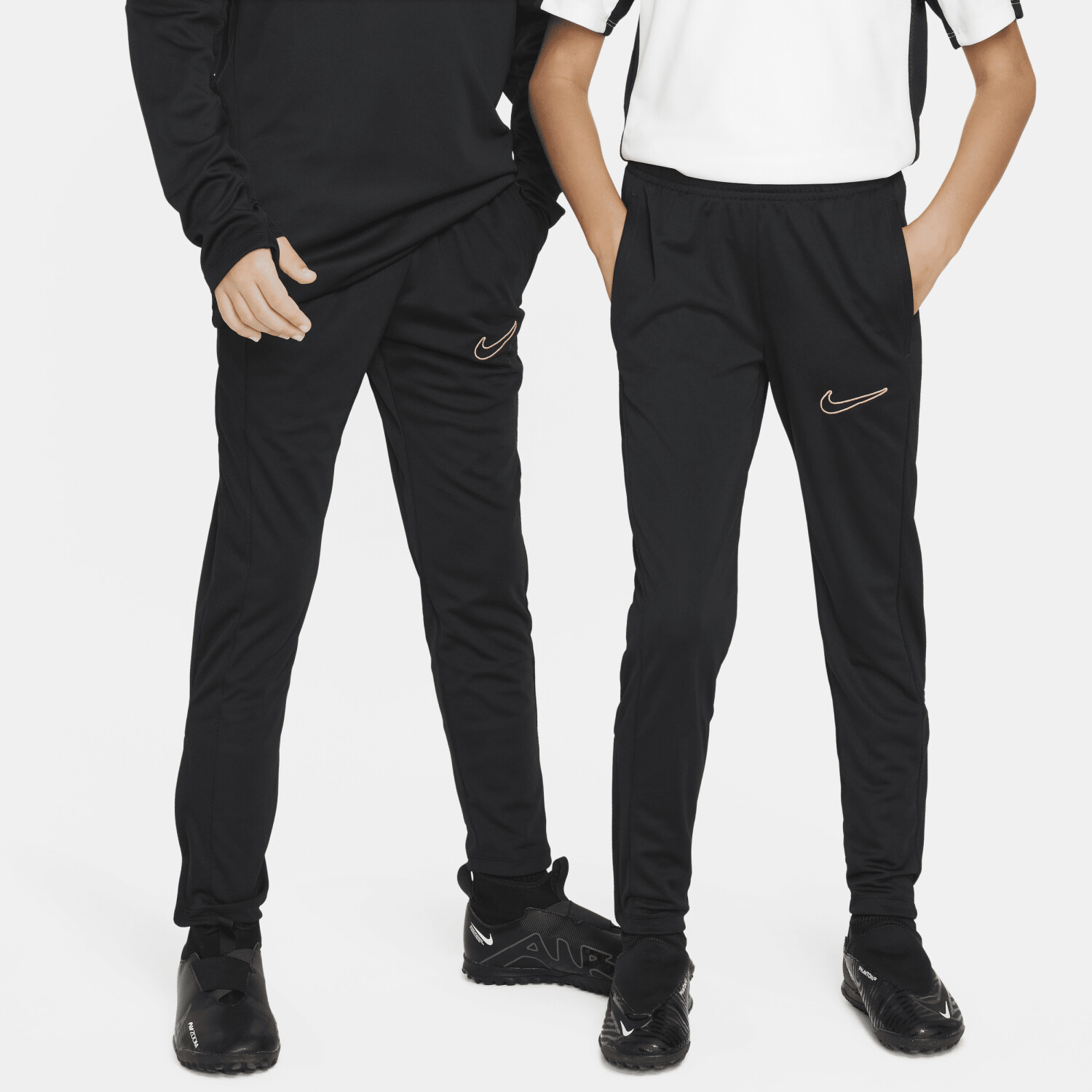 Nike Dri FIT Academy23 Football Pants Kids DX5490 black black gold ab 15 93 Preisvergleich bei idealo