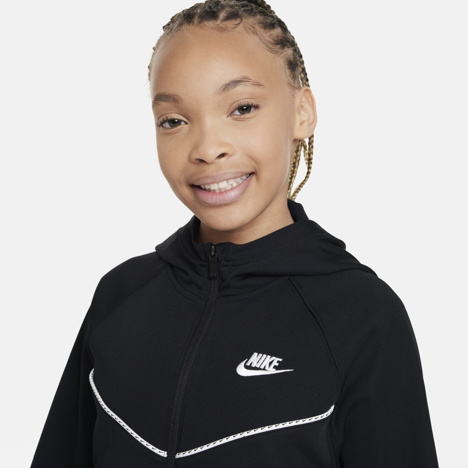 Black nike tracksuit kids store