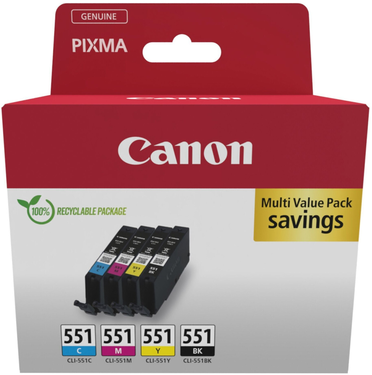 Canon CLI-551 Multipack (6509B015)